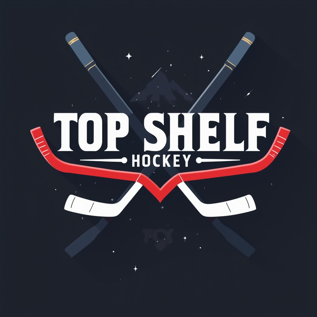 Top Shelf Hockey Sports Team Logo